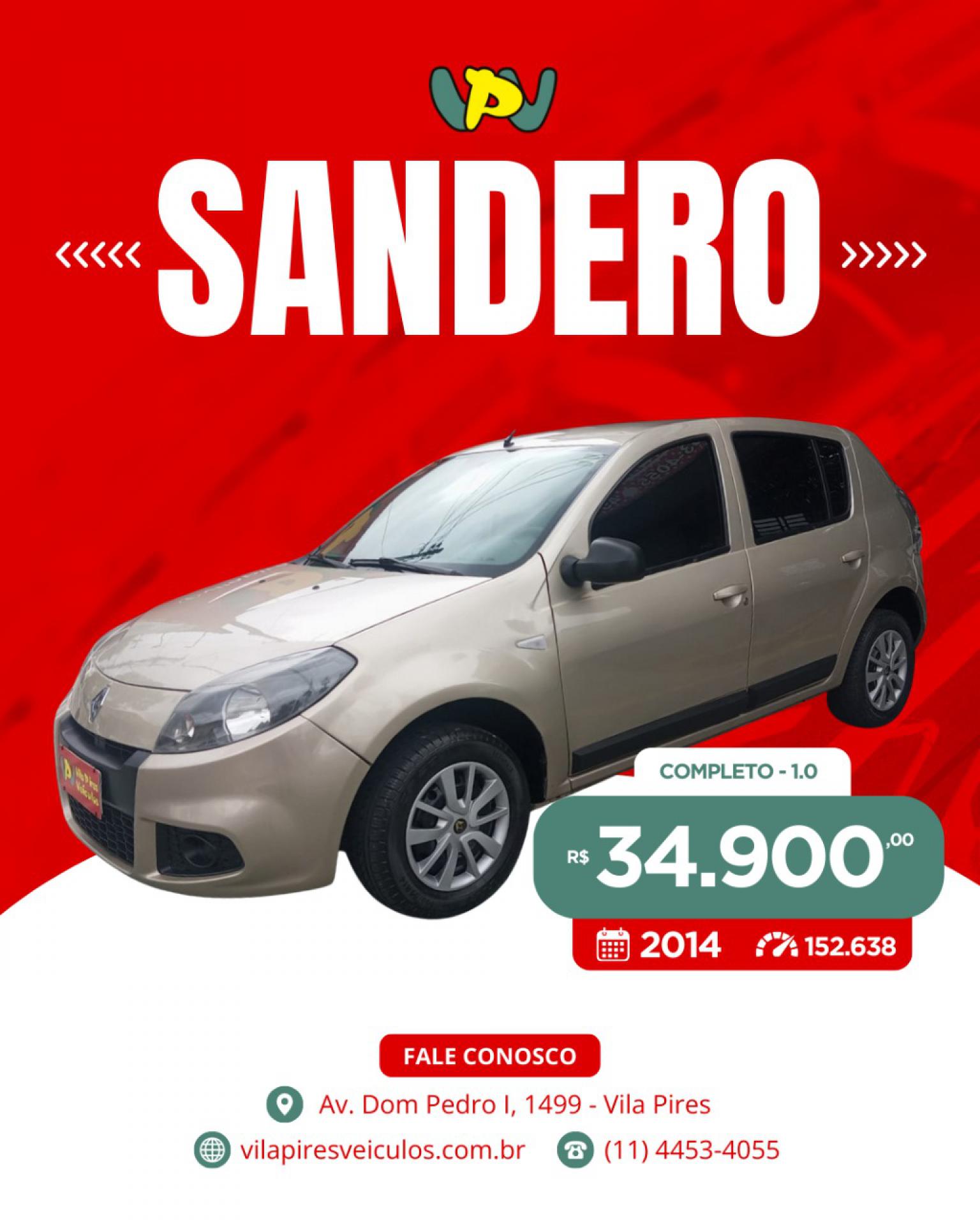Foto Sandero Authentique Hi-flex 1.0 16v 5p