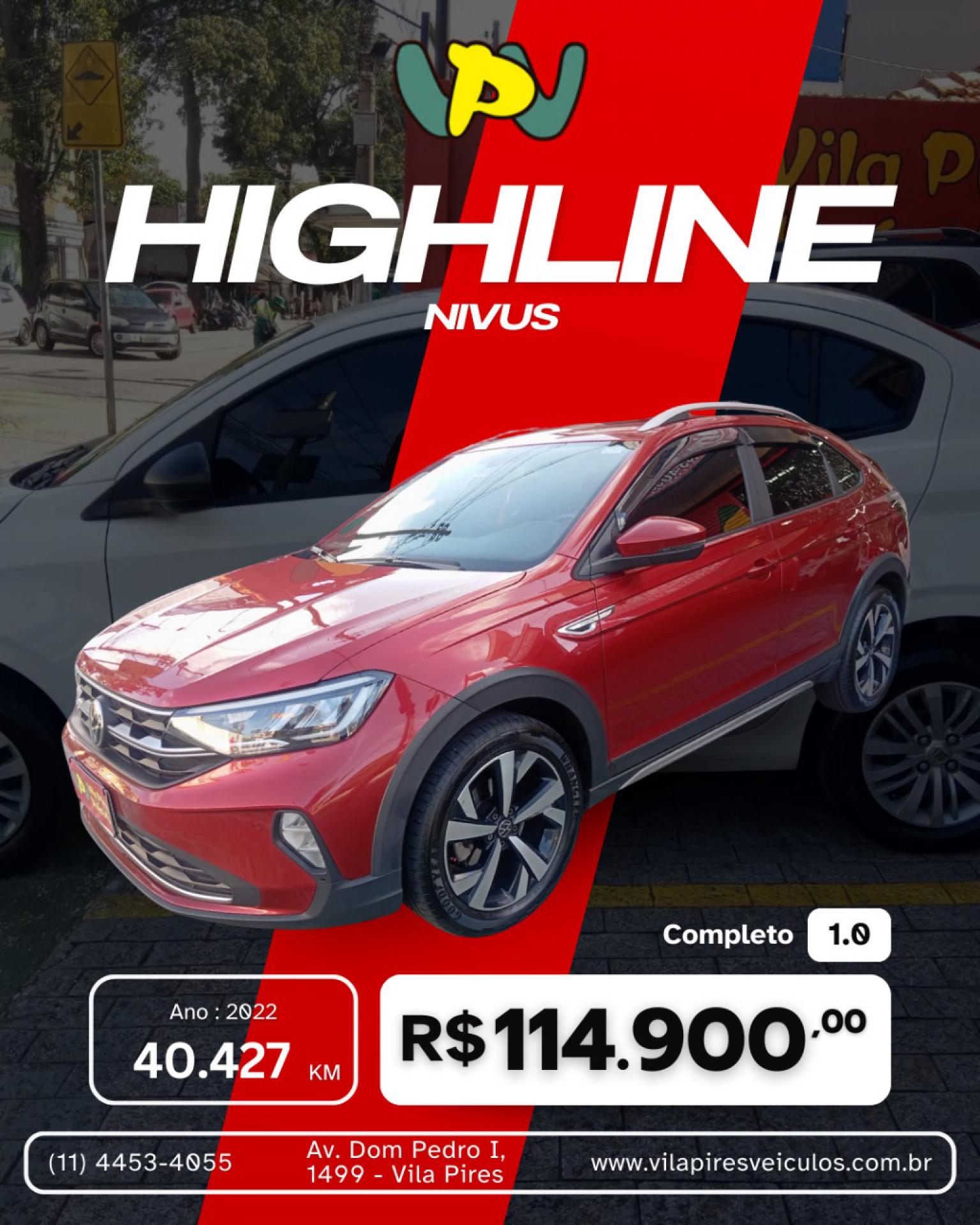 Foto Nivus Highline 1.0 200 Tsi Flex Aut.