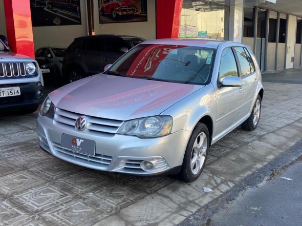 VOLKSWAGEN GOLF SPORTLINE 1.6 MI TOTAL FLEX 8V 4P PRATA 2009 1.6 FLEX