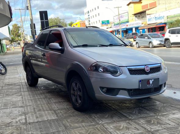 FIAT STRADA TREKKING 1.6 16V LOCKER FLEX CD PRATA 2015 1.6 FLEX