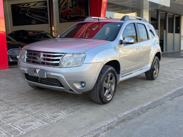 RENAULT DUSTER DYNAMIQUE 4X4 2.0 HI-FLEX 16V MEC PRATA 2014 2.0 FLEX