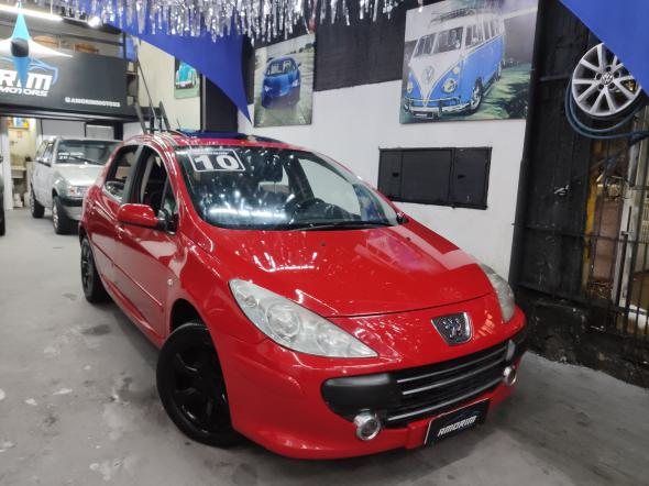 PEUGEOT 307 FELINEGRIFFPREMI. 2.0 FLEX 5P AUT. VERMELHO 2010 2.0 FLEX