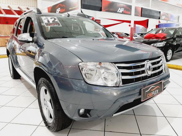 RENAULT DUSTER DYNAMIQUE 2.0 FLEX 16V AUT. CINZA 2012 2.0 FLEX