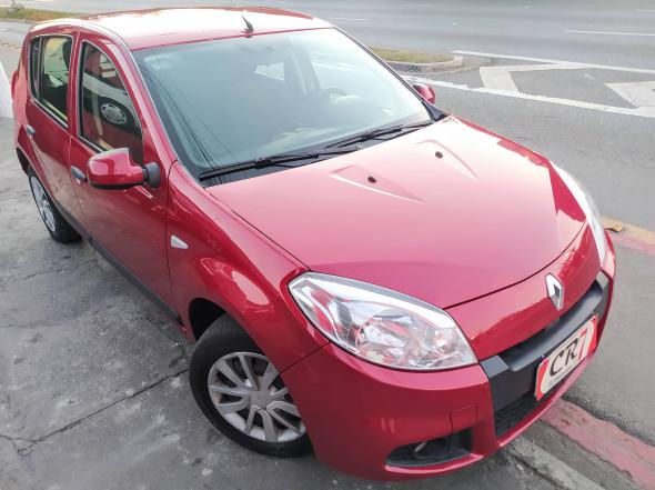 RENAULT SANDERO EXPRESSION HI-FLEX 1.6 8V 5P VERMELHO 2013 1.6 FLEX