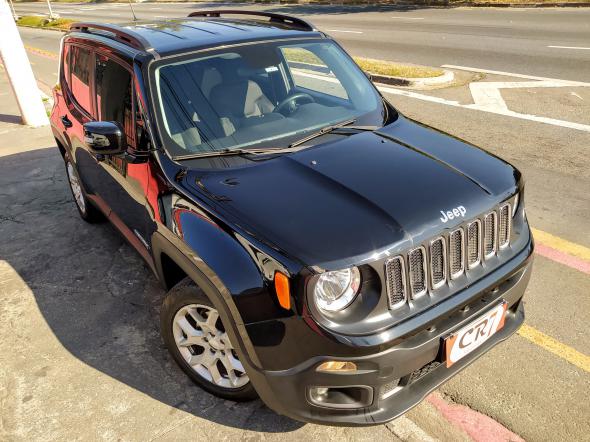 JEEP RENEGADE LONGITUDE 1.8 4X2 FLEX 16V AUT. PRETO 2016 1.8 FLEX