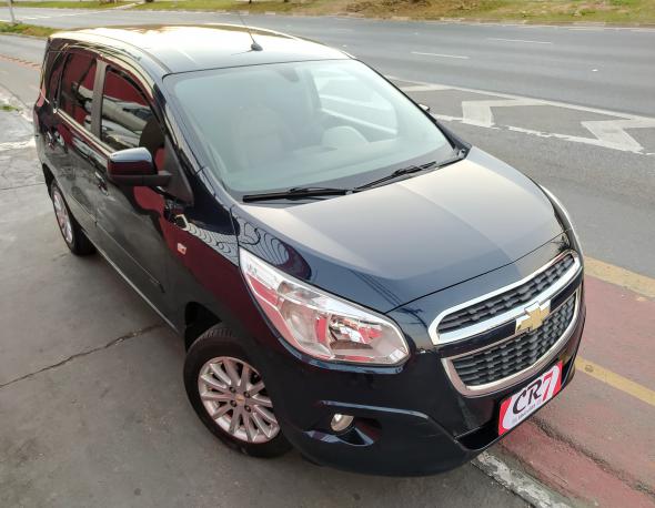 CHEVROLET SPIN LT 1.8 8V ECONO.FLEX 5P AUT. AZUL 2013 1.8 FLEX