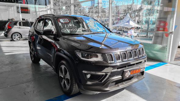 JEEP COMPASS LONGITUDE 2.0 4X2 FLEX 16V AUT. PRETO 2018 2.0 FLEX