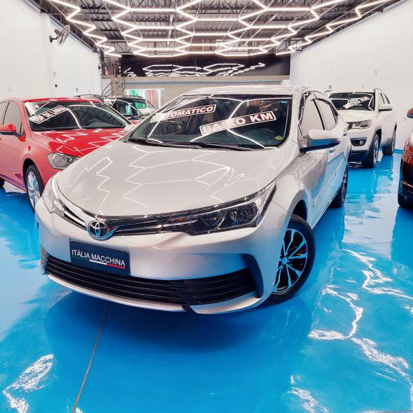 TOYOTA COROLLA GLI 1.8 FLEX 16V AUT. PRATA 2018 1.8 FLEX