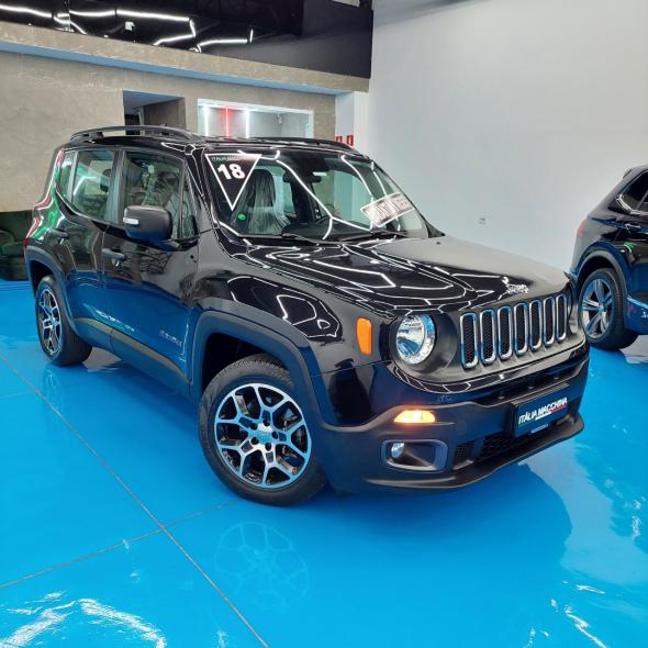 JEEP RENEGADE SPORT 1.8 4X2 FLEX 16V MEC. PRETO 2018 1.8 FLEX