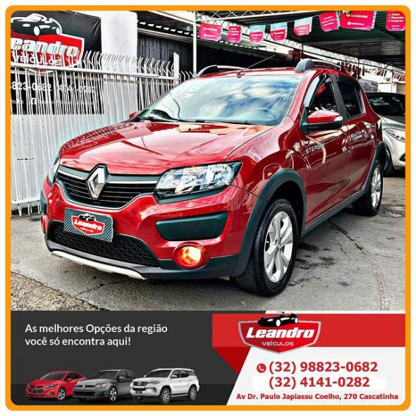RENAULT SANDERO STEPWAY HI-POWER 1.6 8V 5P VERMELHO 2016 1.6 FLEX