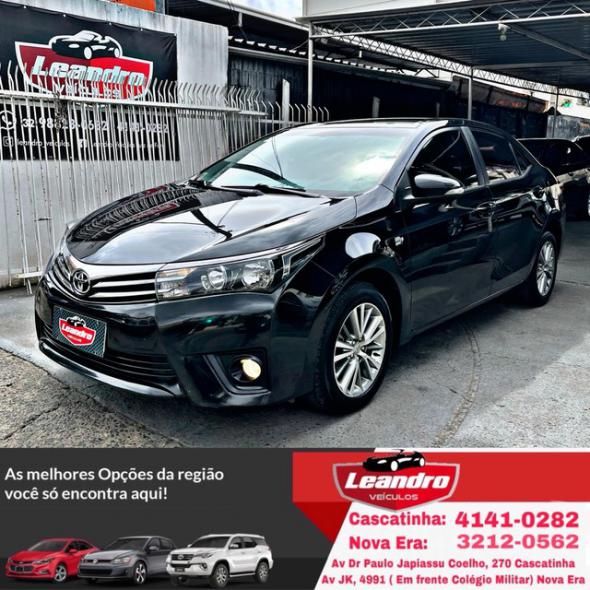 TOYOTA COROLLA XEI 2.0 FLEX 16V AUT. PRETO 2015 2.0 FLEX