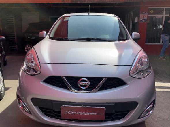 NISSAN MARCH SV 1.0 16V FLEX FUEL 5P CINZA 2015 1.0 FLEX