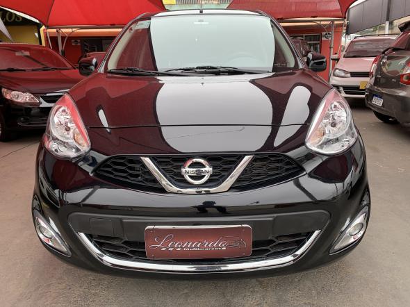 NISSAN MARCH SV 1.0 12V FLEX 5P PRETO 2015 1.0 FLEX