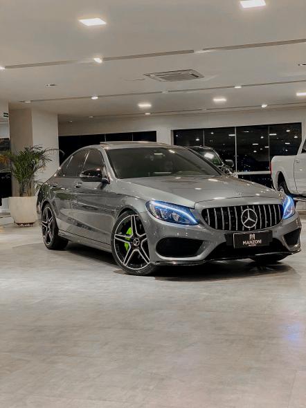 MERCEDES-BENZ C-300 SPORT 2.0 16V AUT. CINZA 2017 2.0 GASOLINA