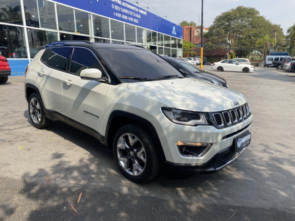 JEEP COMPASS LIMITED 2.0 4X2 FLEX 16V AUT. BRANCO 2018 2.0 FLEX
