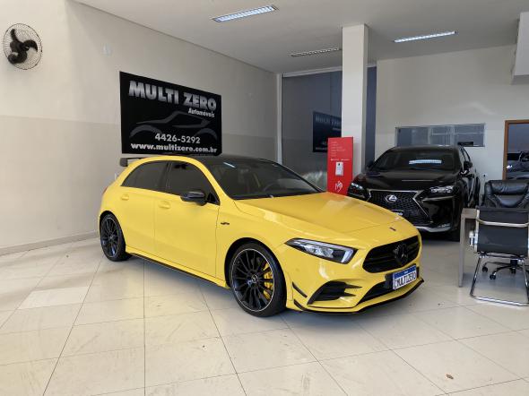 MERCEDES-BENZ A35 AMG LAUN. EDITION 4MATIC 2.0 TB AUT AMARELO 2020 2.0 GASOLINA