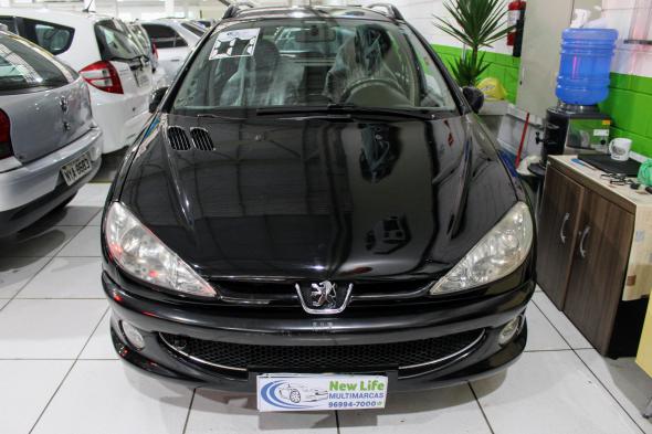 PEUGEOT 206 PRESENCE 1.4 1.4 FLEX 8V 5P PRETO 2007 1.4 FLEX