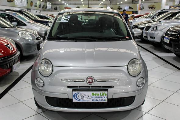 FIAT 500 CULT 1.4 FLEX 8V EVO MEC. PRATA 2012 1.4 FLEX