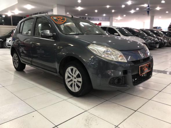 RENAULT SANDERO EXPRESSION HI-FLEX 1.6 8V 5P CINZA 2012 1.6 FLEX