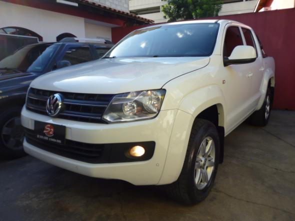 VOLKSWAGEN AMAROK TRENDLINE CD 2.0 TDI 4X4 DIES AUT BRANCO 2016 2.0 DIESEL
