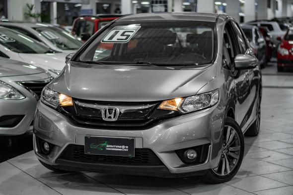HONDA FIT EXL 1.5 FLEXFLEXONE 16V 5P AUT CINZA 2015 1.5 GASOLINA