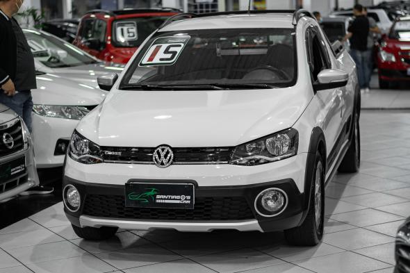 VOLKSWAGEN SAVEIRO CROSS 1.6 T. FLEX 16V CE BRANCO 2015 1.6 FLEX