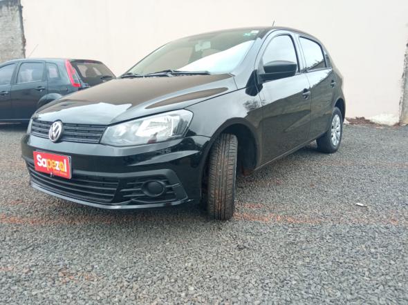 VOLKSWAGEN GOL TRENDLINE 1.0 T.FLEX 12V 5P PRETO 2017 1.0 GASOLINA