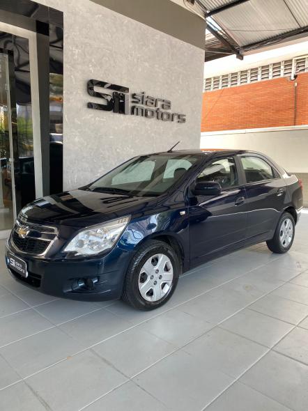 CHEVROLET COBALT LT 1.8 8V ECONO.FLEX 4P MEC. AZUL 2014 1.8 FLEX