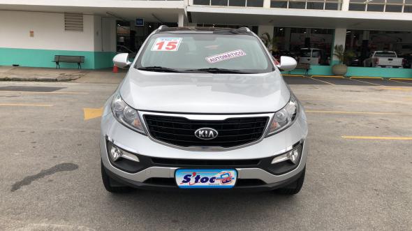 KIA SPORTAGE LX 2.0 16V 2.0 16V FLEX AUT. PRATA 2015 2.0 FLEX