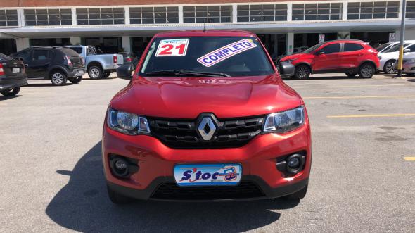 RENAULT KWID ZEN 1.0 FLEX 12V 5P MEC. VERMELHO 2021 1.0 FLEX
