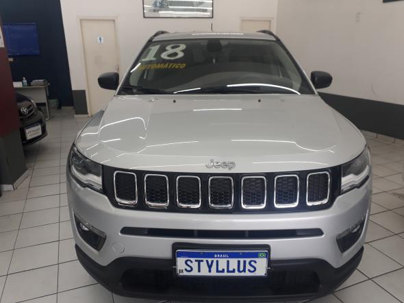 JEEP COMPASS SPORT 2.0 4X2 FLEX 16V AUT. PRETO 2018 2.0 FLEX