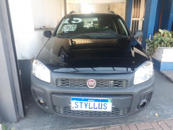 FIAT STRADA WORKING 1.4 MPI FIRE FLEX 8V CE PRETO 2015 1.4 FLEX
