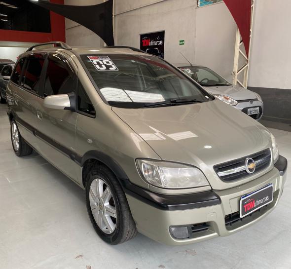 CHEVROLET ZAFIRA ELITE 2.0 MPFI FLEXPOWER 8V AUT CINZA 2009 2.0 FLEX