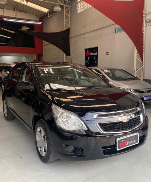 CHEVROLET COBALT LT 1.8 8V ECONO.FLEX 4P AUT. PRETO 2014 1.8 FLEX