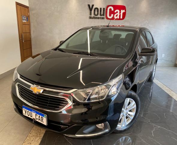 CHEVROLET COBALT LTZ 1.8 8V ECONO.FLEX 4P AUT. PRETO 2018 1.8 FLEX