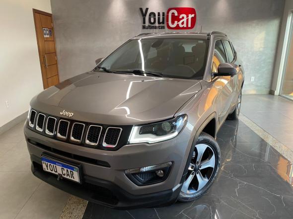 JEEP COMPASS LONGITUDE 2.0 4X2 FLEX 16V AUT. CINZA 2017 2.0 FLEX
